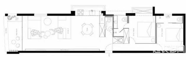 地板都不铺!80㎡2室2卫,如此精致的北欧风 地板都不铺!80㎡2室2卫,如此精致的北欧风